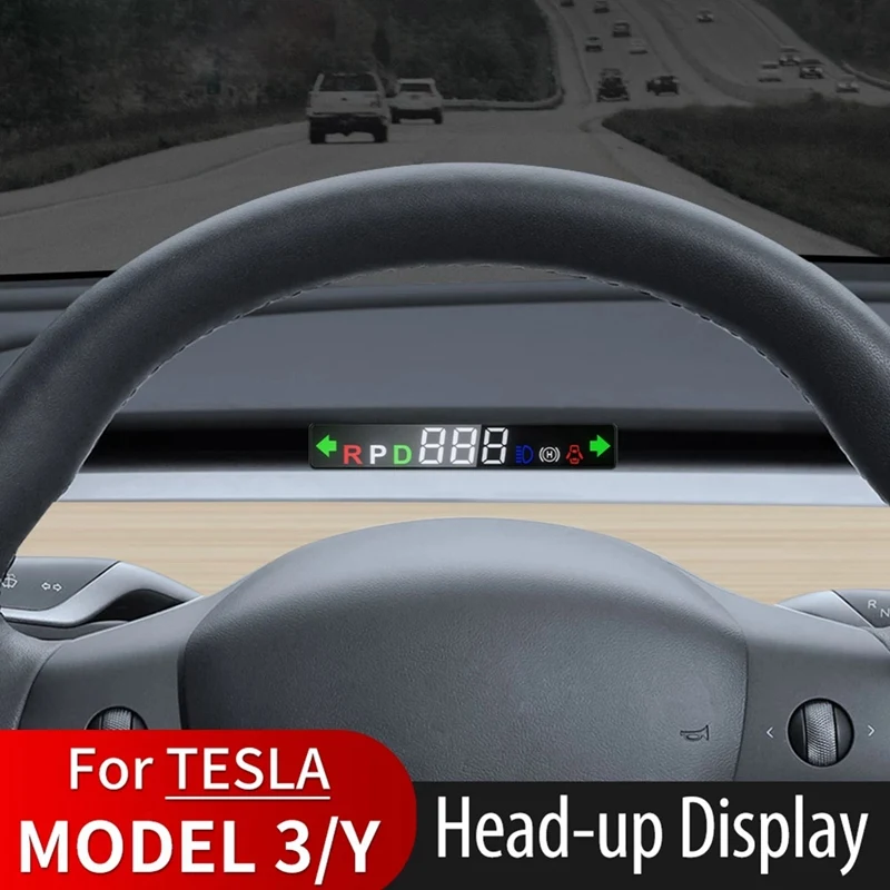 Дисплей HUD на лобовое стекло для Tesla Model 3 модель Y специальный спидометр Car
