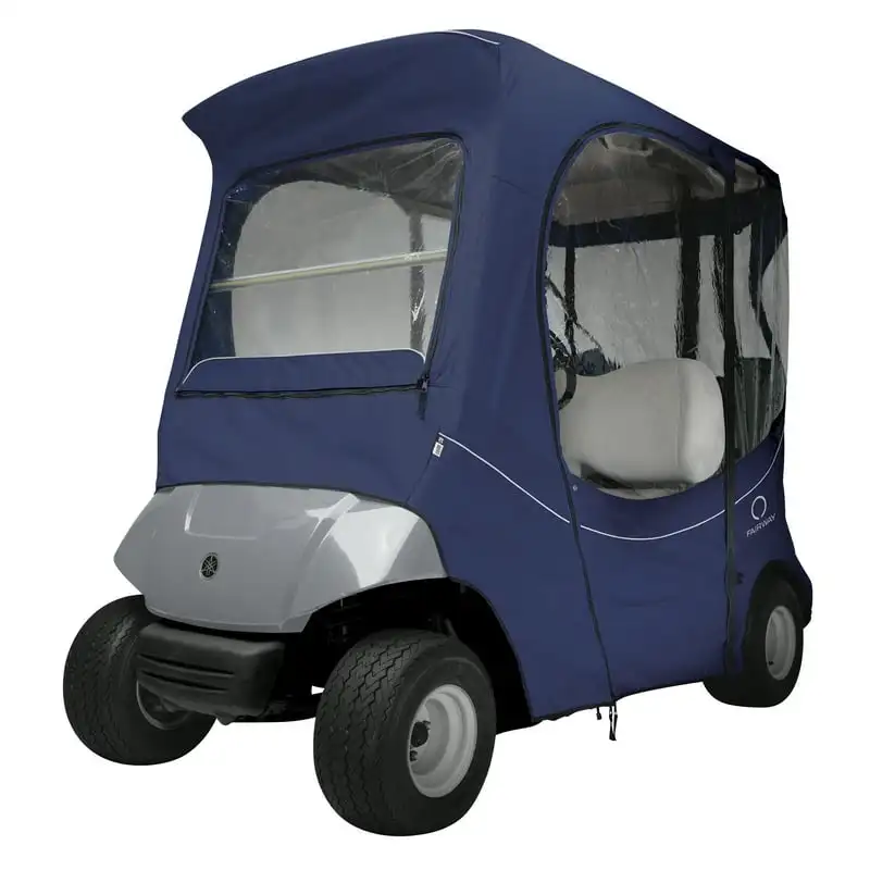 

Short Roof 2-Person FadeSafe The Drive by Golf Cart Enclosure, Navy News