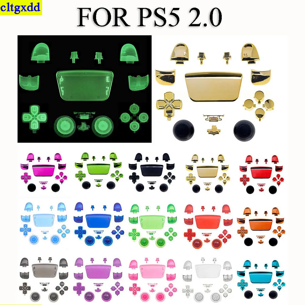 16 цветов для контроллера PS5 V2.0 покрытие R1 L1 R2 L2 инструмент ручка кнопка ремонта