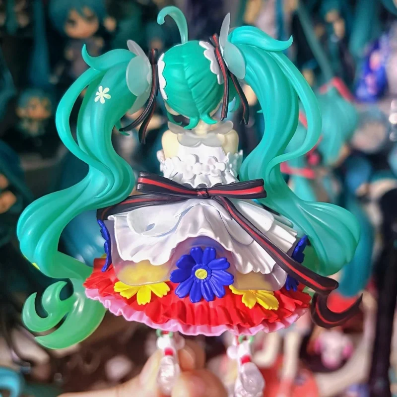 Фото Фигурка-стоппер для лапши FuRyu VOCALOID Japan Live Tour Yoneyama Mai, 14 см, статуэтка виртуальной певицы, настольное украшение, игрушка, подарок №4
