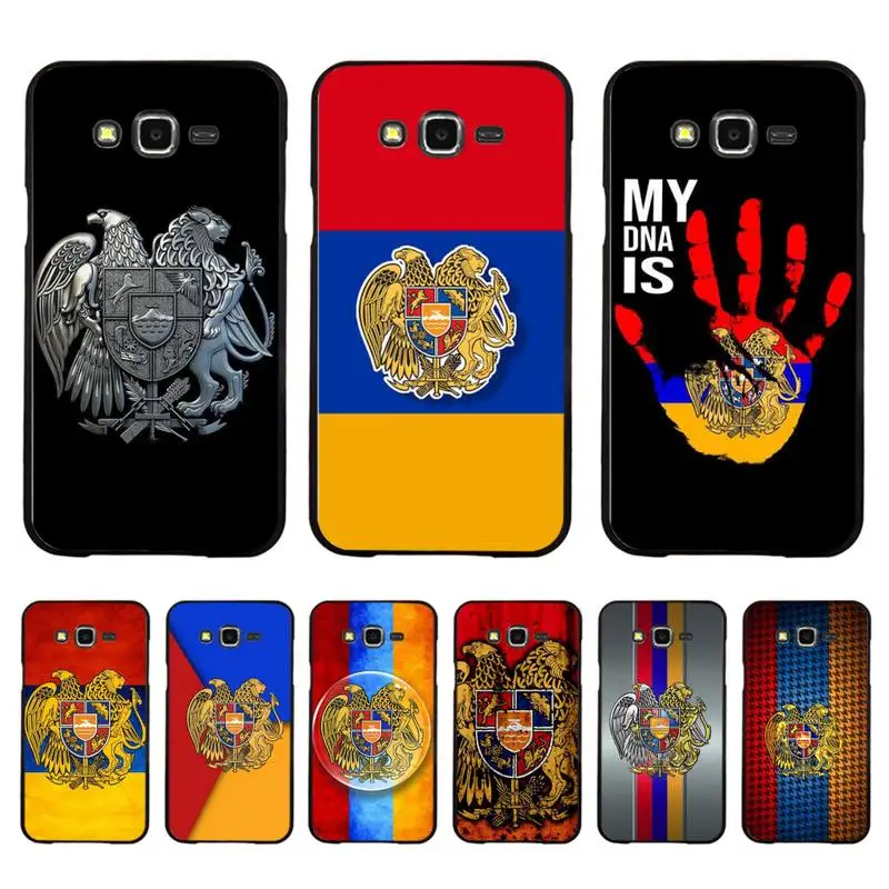 

YNDFCNB Armenia Armenians Flag Phone Case for Redmi 8 9 9A for Samsung J5 J6 Note9 for Huawei NOVA3E Mate20lite cover