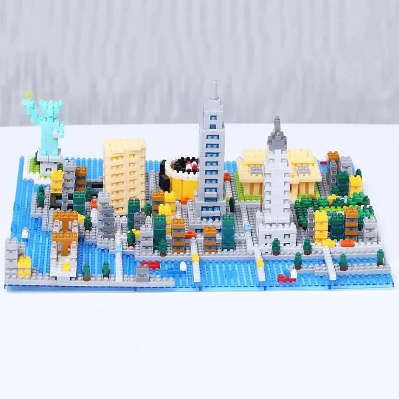 Набор Миниатюрных Строительных Блоков сделай Сам - Нью-Йорк Лондон Титаник RMS