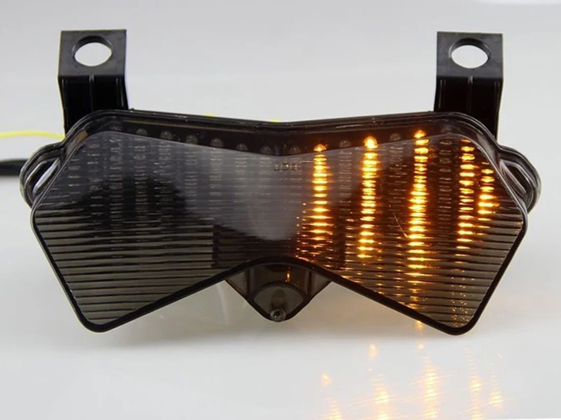 Дым светодиодный задний тормозной сигнал поворота лампочка подходит для Kawasaki Ninja