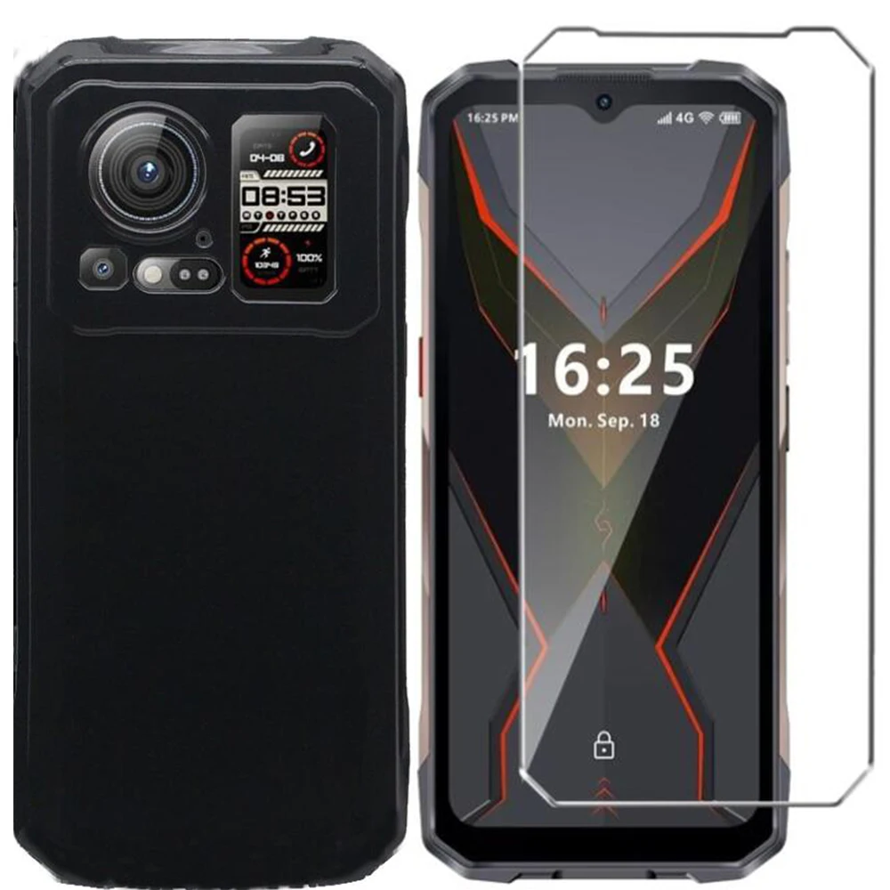 Стекло 2 в 1 + силиконовый чехол для Hotwav Cyber15 защитное закаленное стекло экрана