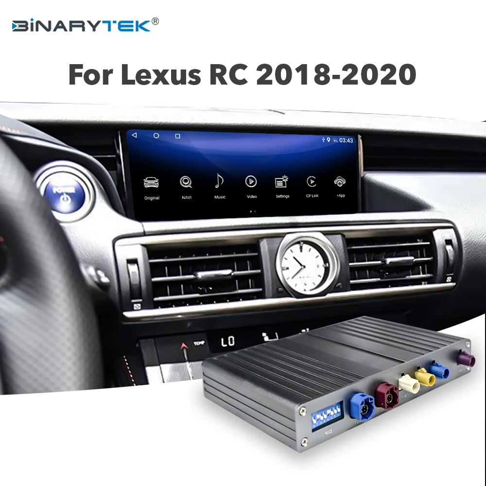 Фото Новый модуль Android-интерфейса для Lexus RC 2018-2020 с беспроводными Android Auto и CarPlay от Qualcomm Binarytek №1