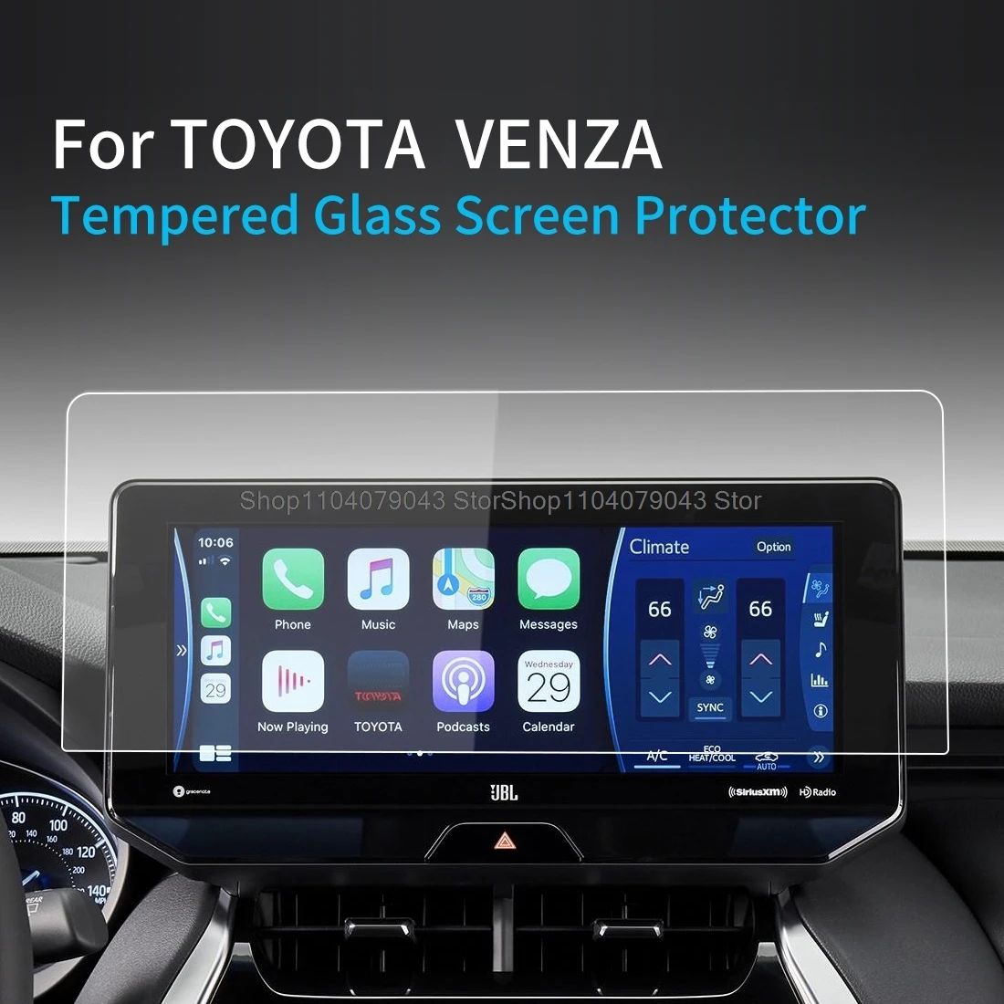 

Закаленное стекло для защиты экрана для Toyota Venza 2021 -2023, 8 дюймов или 12,3 дюймов, автомобильная пленка для GPS-навигации с защитой от царапин