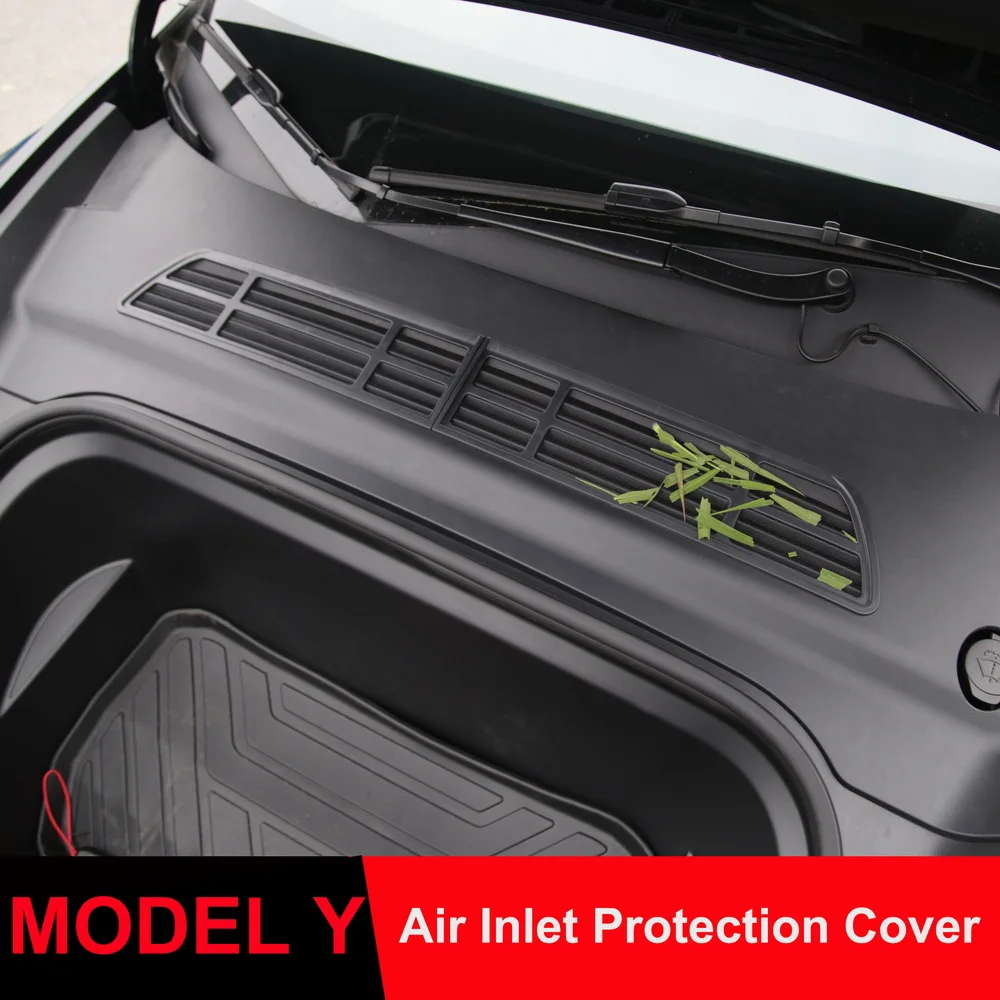 

Insect-proof Net For Tesla Model Y Front Trunk Air-conditioning Cover Intake Grille Clean Air Inlet Protective Accessories 2022
