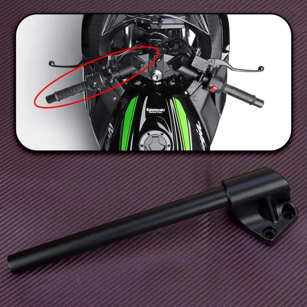 

Motorcycle Front Left Handlebar Fit for Kawasaki Ninja 300 300R 2013-2016 2017 EX250 250 250R 2008 2009 2010 2011 2012 Black