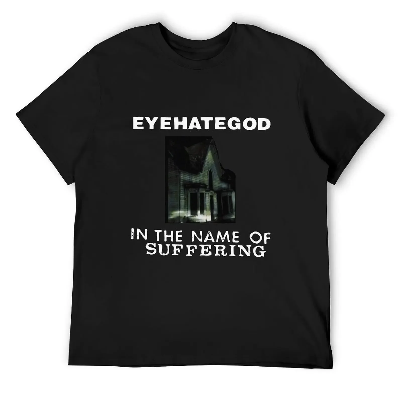 EyeHateGod - футболка с надписью Suffering одежда в стиле хиппи топы мешковатые рубашки