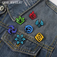 cartoon enamel pin fashion clothes lapel brooch elements jewelry game badges backpack hat gift for kids friends wholesale