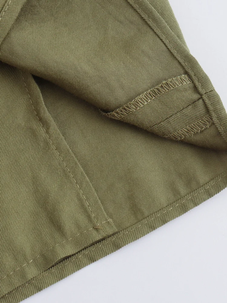 Женские шорты-бермуды KAOPU ZA винтажные юбки с завышенной талией боковой молнией и