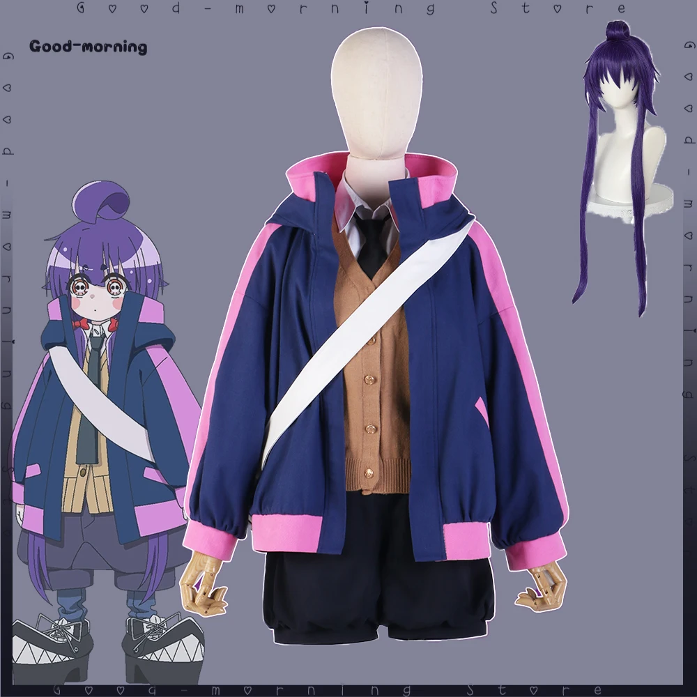 

Anime Dark Gathering Cosplay Women Cute Party Suit Coat Vest Shirt Pants Bag wig Halloween Carnival Uniforms Custom Made