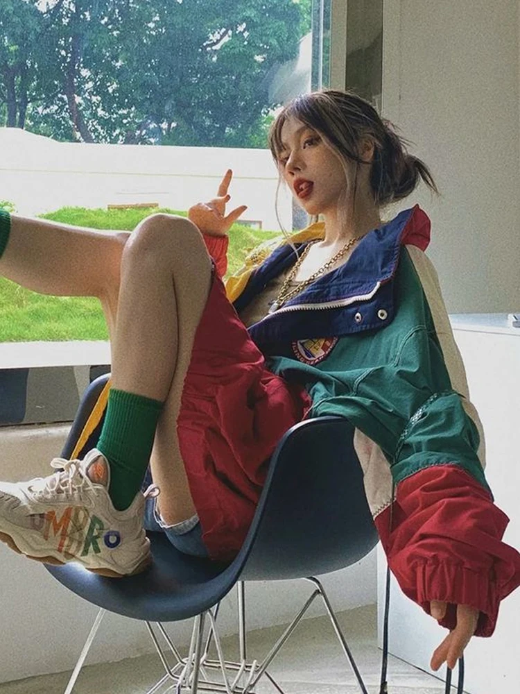 

Пальто женское на весну и осень, новинка 2023, куртка-топ, Женская ветрозащитная куртка-бомбер, новая верхняя одежда