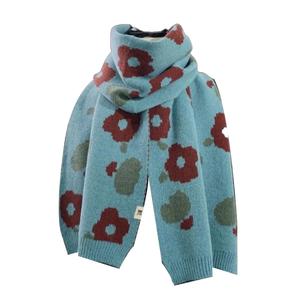 

Зимняя простая дизайнерская теплая Женская шаль, однотонный Повседневный шейный платок, накидка для праздника, банкета, женское пончо, аксе...