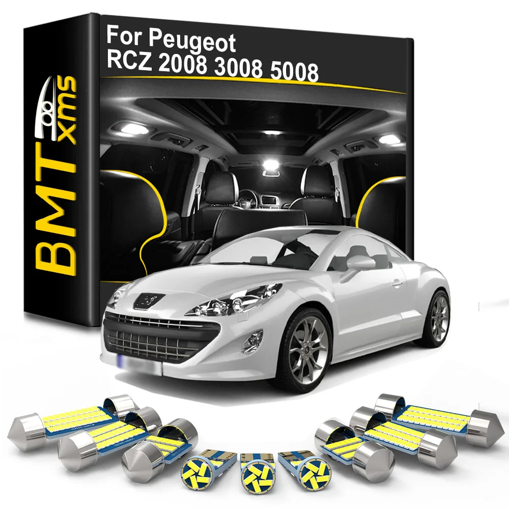 

BMTxms Canbus For Peugeot Rcz 508 607 806 807 2008 3008 4007 4008 5008 Bipper Partner Rifter Boxer Traveller LED Interior Light