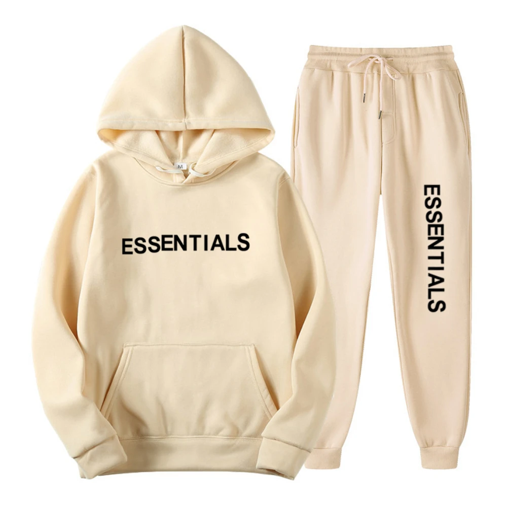 

2022 New Brand Sportswear Hooded Sweater + Sports Pants Hoodie Running High Quality Sportswear Men's Women's Autumn and Winter