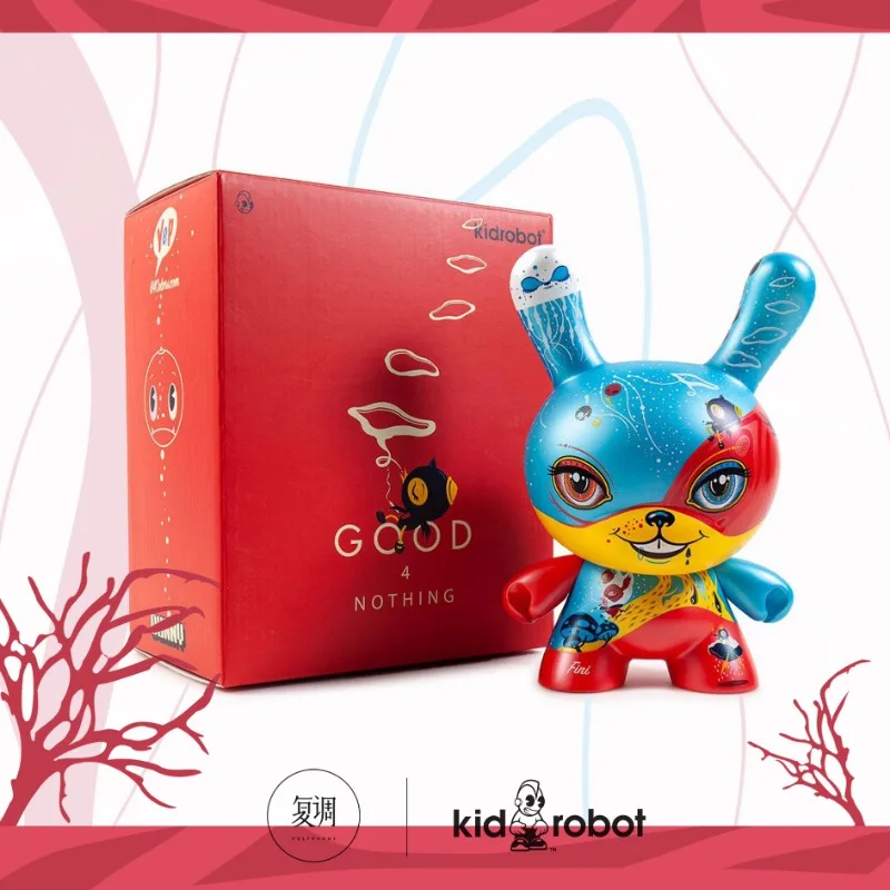 Оригинальные Kidrobot Dunny Good 4 Nic 8 дюймов модные игрушки хобби фигурки праздничные