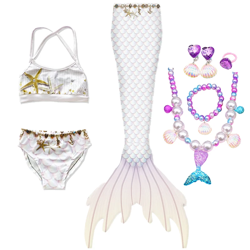 

Mermaid Costumes for Kids Girls Mermaid Tails Swimmingsuit Children Cosplay Costume Beach Bikini Swimwear