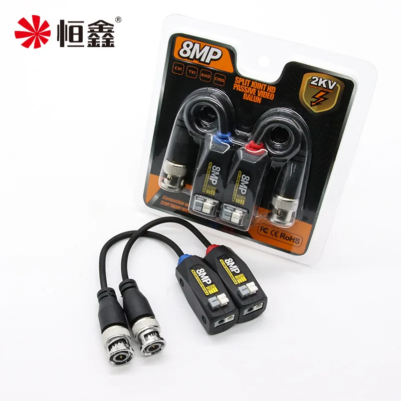 Собранный тип HD AHD CVI TVI Video Balun UTP 1080p 5MP 8MP BNC к RJ45 конвертер для CCTV Cccam - купить по