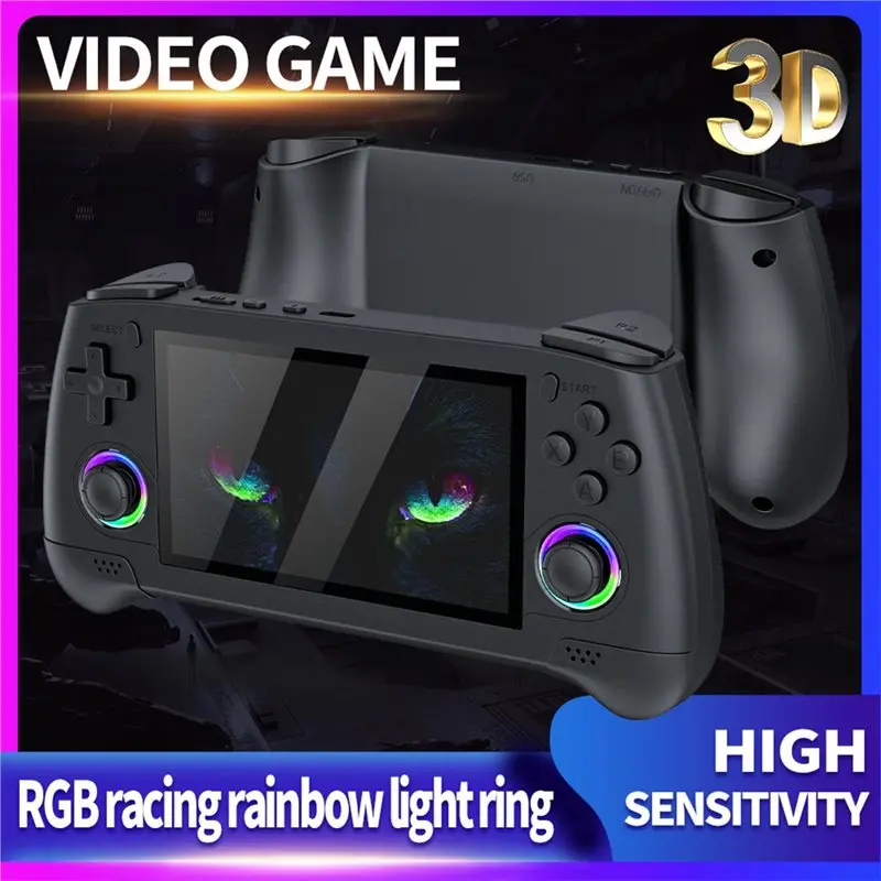 Фото Портативная игровая консоль ABZZ-M30 с 4,3-дюймовым RGB-джойстиком, 3D-геймпадом, поддержкой LINUX и 30 эмуляторов B №2