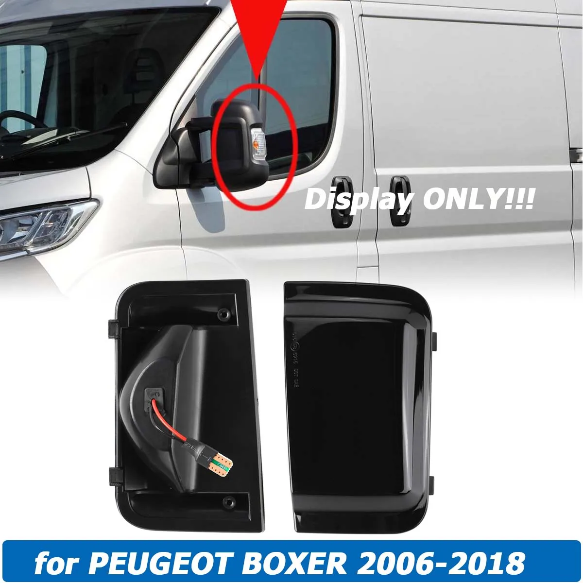 

Side Mirror Light Turn Signal Welcome Lamp Indicator For FIAT DUCATO PEUGEOT BOXER 6325H1 71748253 2006-2018 Car Accessories