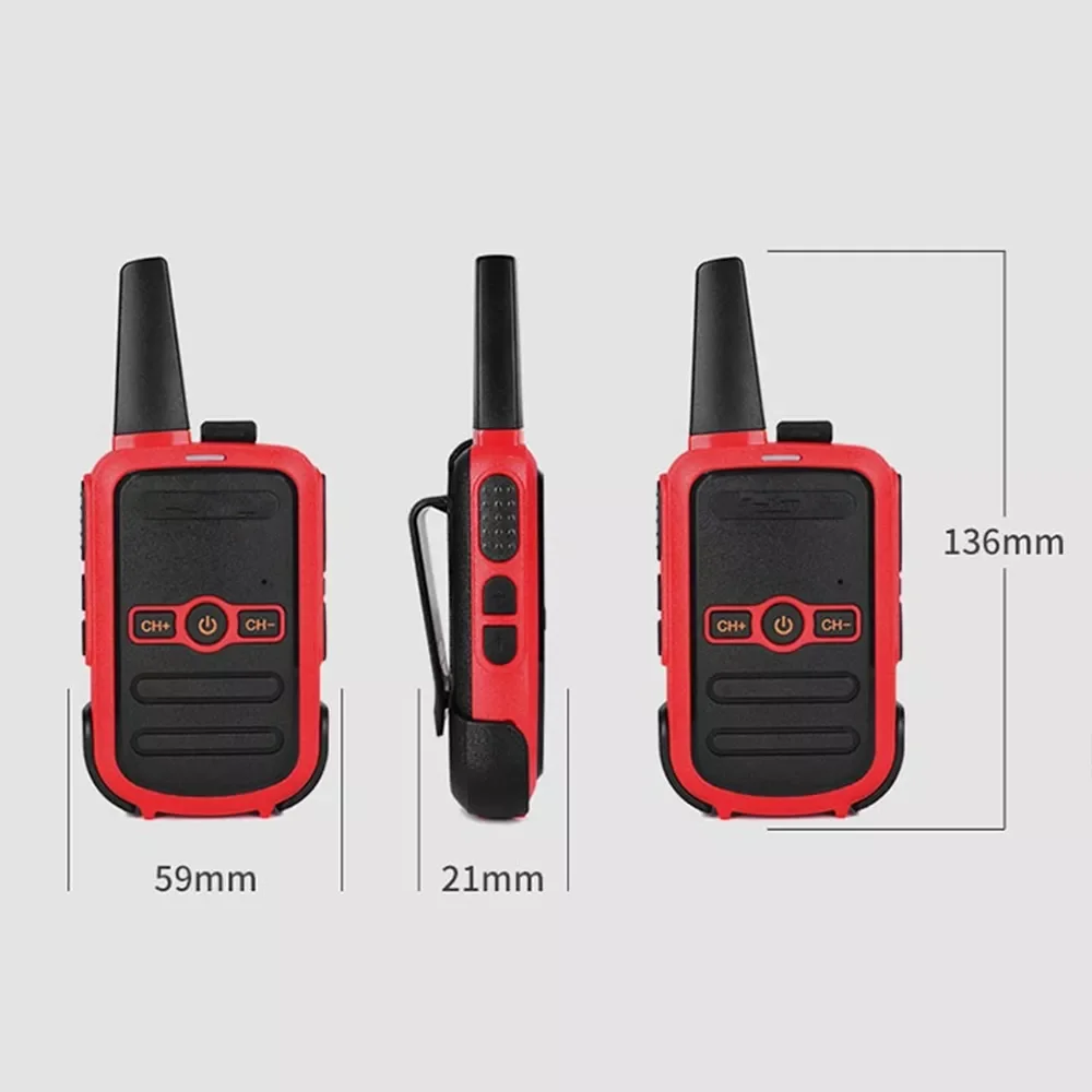 Mini Walkie Talkie PMR446 Long Range Portable Security Guard Waiter Children Wearable Rechargeable Dual Band Radio Walkie-Talkie enlarge