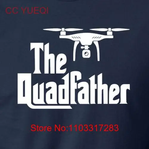 Забавная футболка с рисунком крестного отца дрона пилота БПЛА самолета авиатора