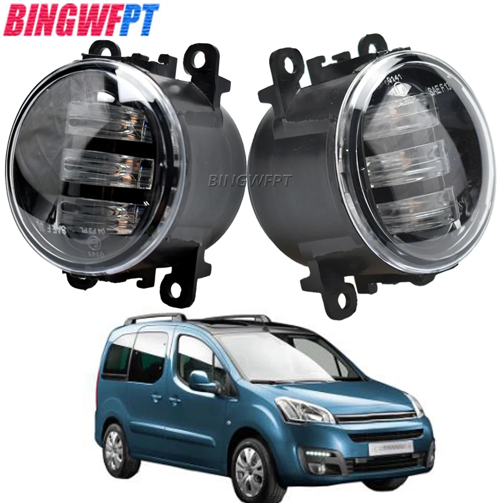 

Car LED Fog Light Assembly H11 DRL Daytime Running Lamp 12V Fog Lamps Led Foglights For Citroen Berlingo B9 2012 2013 2014 2015