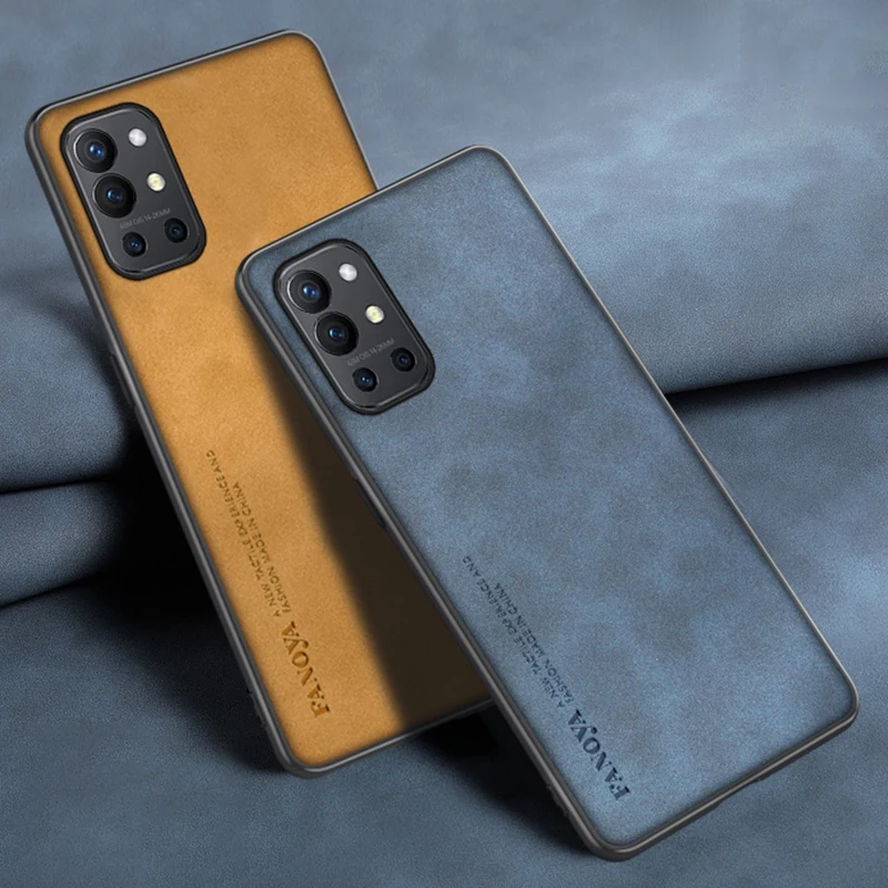 Роскошный кожаный чехол для OnePlus 9R 9RT 9 Pro 5G матовый силиконовый защитный телефона