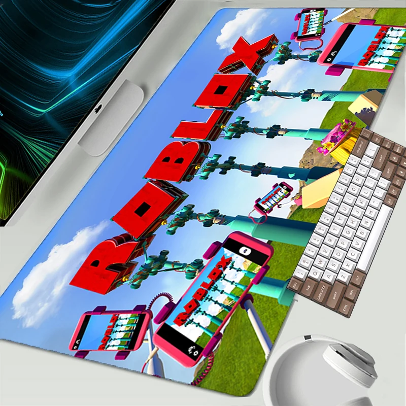 

Игровой коврик для мыши Roblox, компьютерные офисы 900x400, крутые аниме коврики для мыши, офисные аксессуары, Настольный коврик, Противоскользящи...