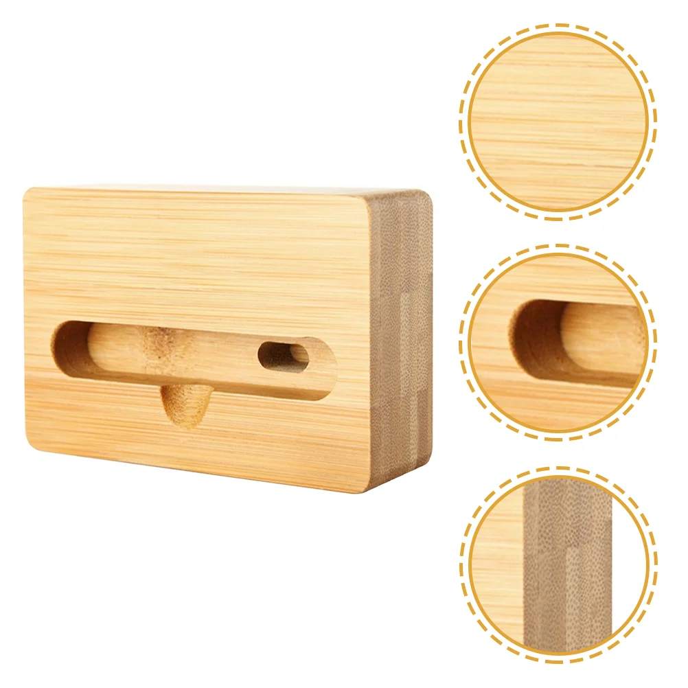 

Wood Phone Holder Desktop Phone Organizer Desk Phone Holder Wooden Stand
