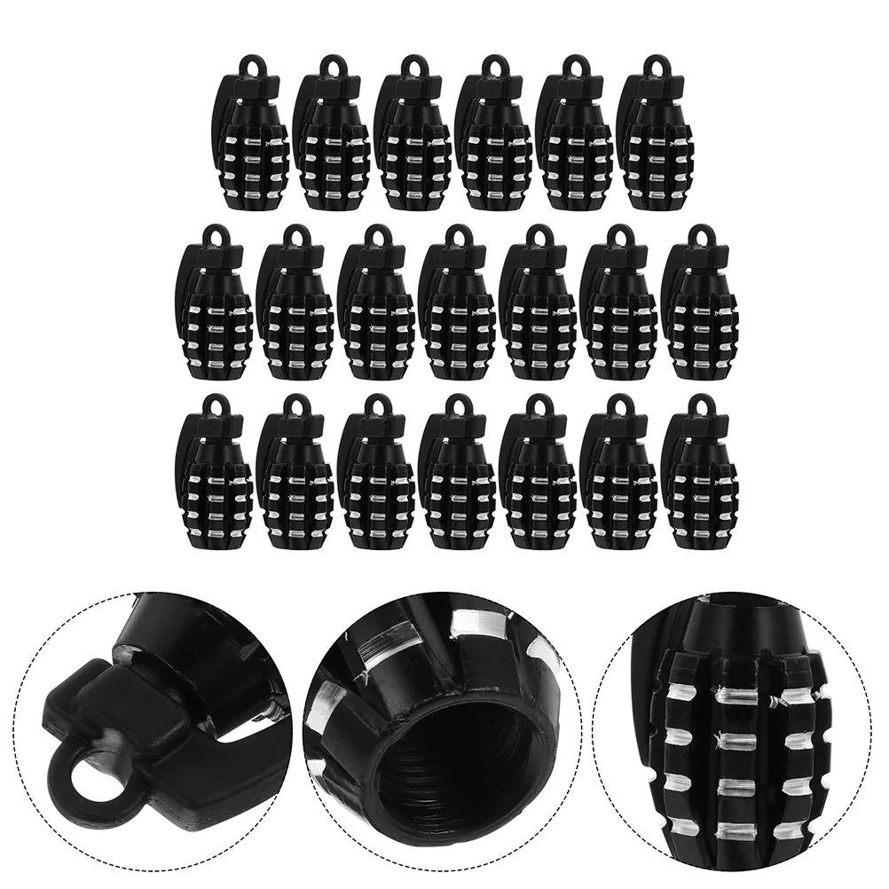 

Caps Cartirecover Stem Air Wheel Black Tires Tyre Metal Decoration Covers Cap