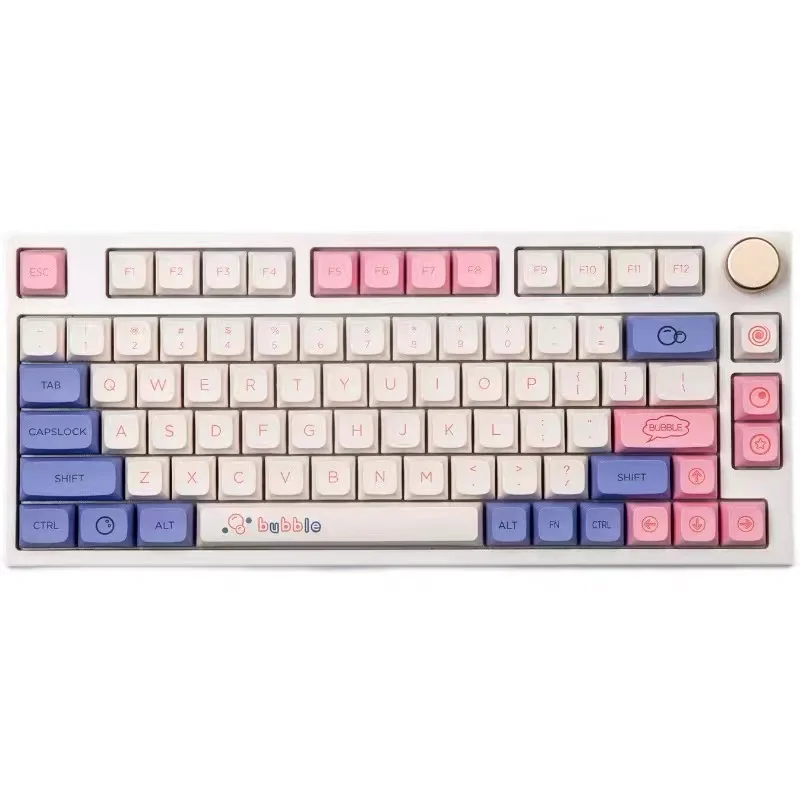 

Пузырьковая тема английский 127 клавиши для переключателя Cherry MX XDA материал Сублимация PBT Набор колпачков для ключей