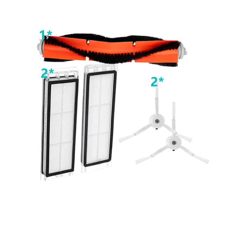 

Боковая щетка, HEPA фильтр, основная щетка для робота-пылесоса Xiaomi Mi V1, запчасти для умного пылесоса, аксессуары