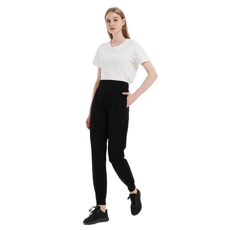 

100% Merino Wool Sweatpants Women Solid Slim Woolly Jogger Trouser 300gsm Terry Thermal Wiching Breathable Anti-Odor Casual Pant
