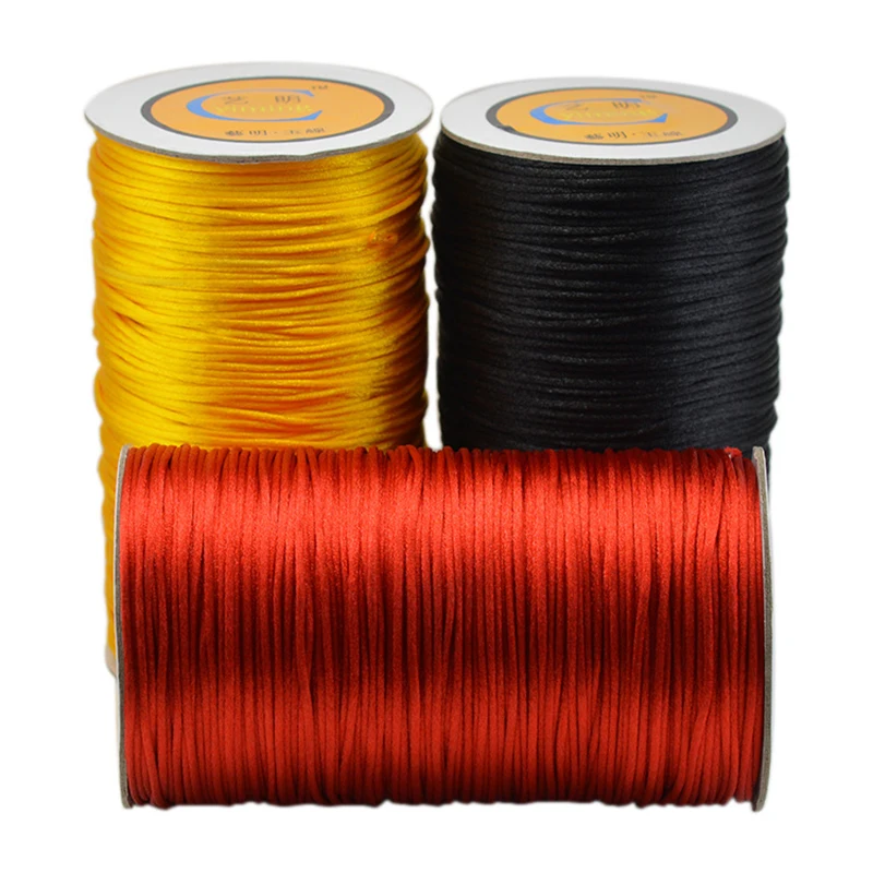 

280M/Roll 2.5mm Pearl Jade Nylon Cord Beading Stretch Thread/String/Rope For DIY Jewelry Making Necklace Bracelet Material