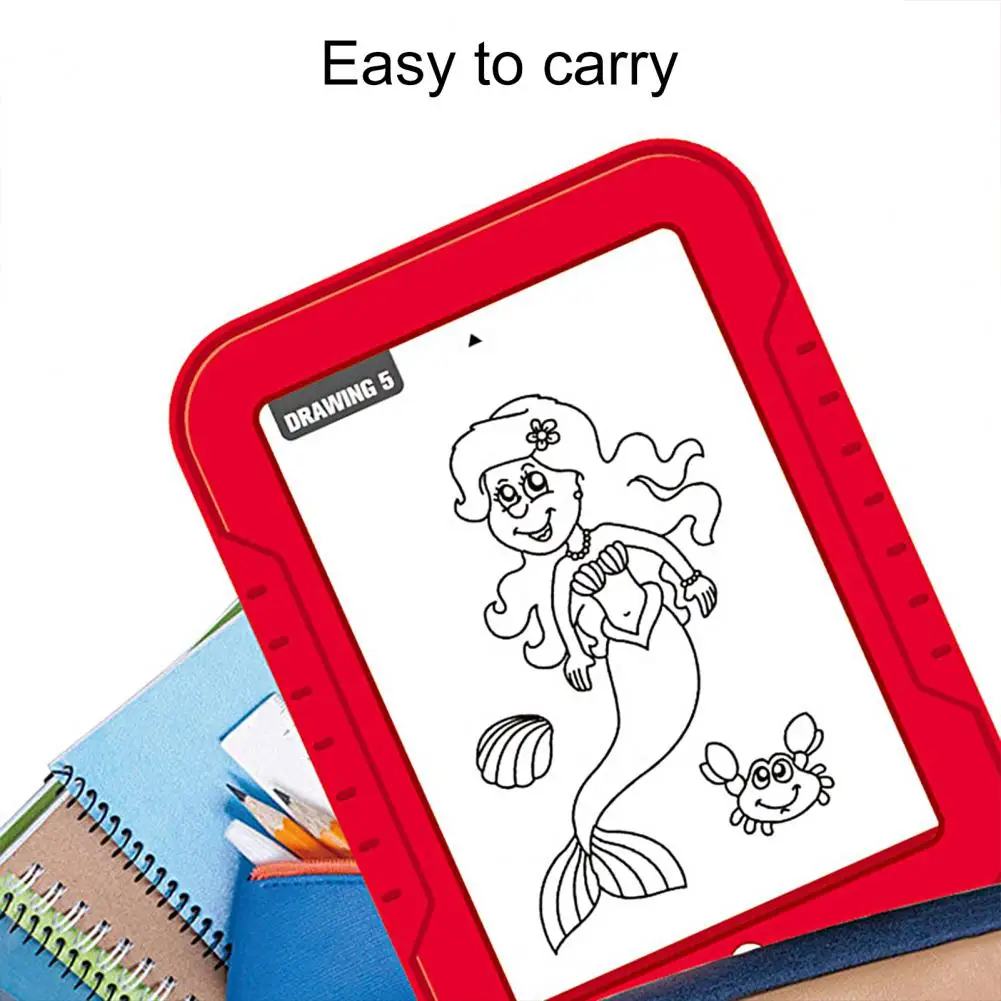 

1 Set Versatile Sensitive Smooth Surface 3D Cartoons Writing Painting Copy Board for Children Drawing Board Drawing Pad