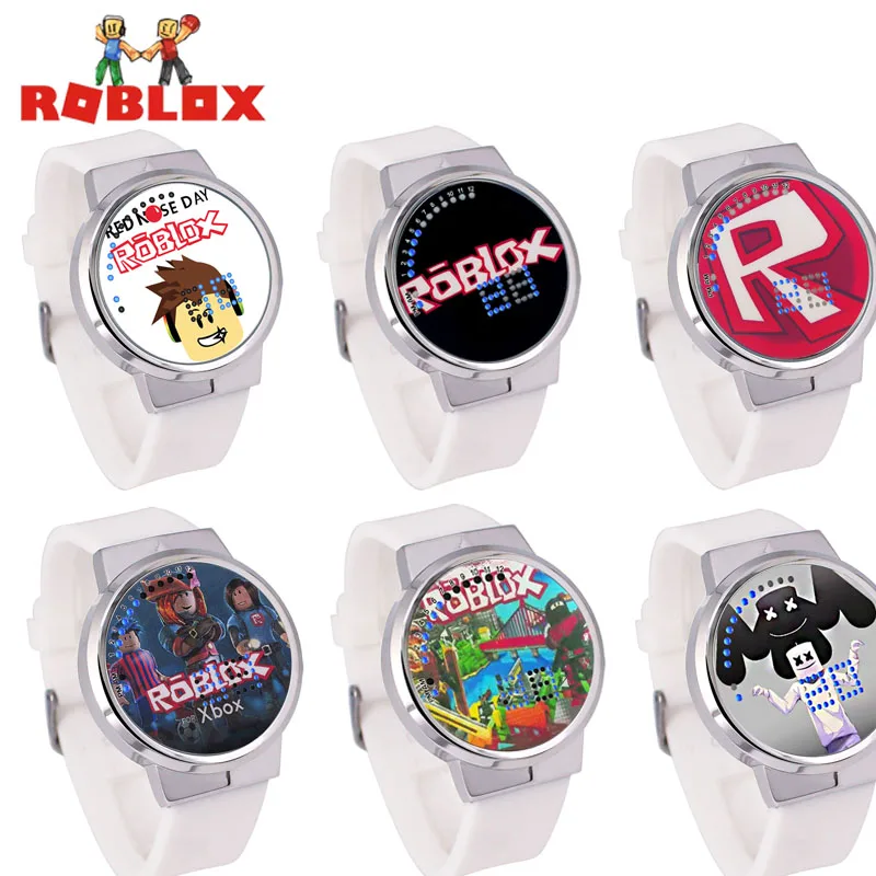 Часы Roblox в стиле аниме для спорта досуга игры сенсорные спортивные цифровые часы