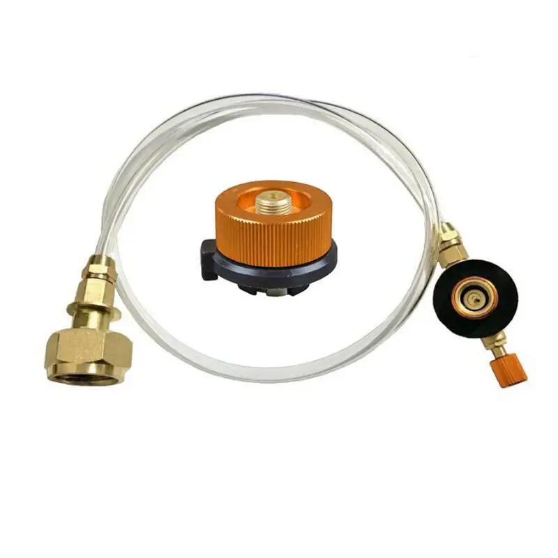 

2023 Outdoor Camping Gas Stove Propane Refill Adapter Tank Coupler Adaptor Gas Charging Accessories
