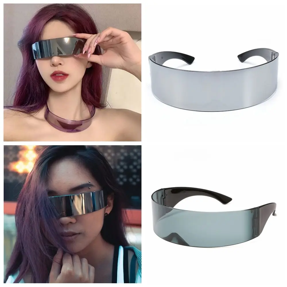 

Party Women Men Eyewear Future Warrior Punk Gothic Rimless Sunglasses Retro Sun Glasses Sunglasses UV Protection