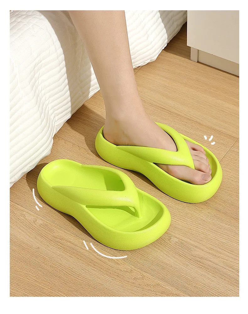 Women Flip flop Soft EVA Thick Bottom Girl Slides Slippers Indoor Shoes Female Home Beach Flip Flops Summer Sandals EVA Slippers
