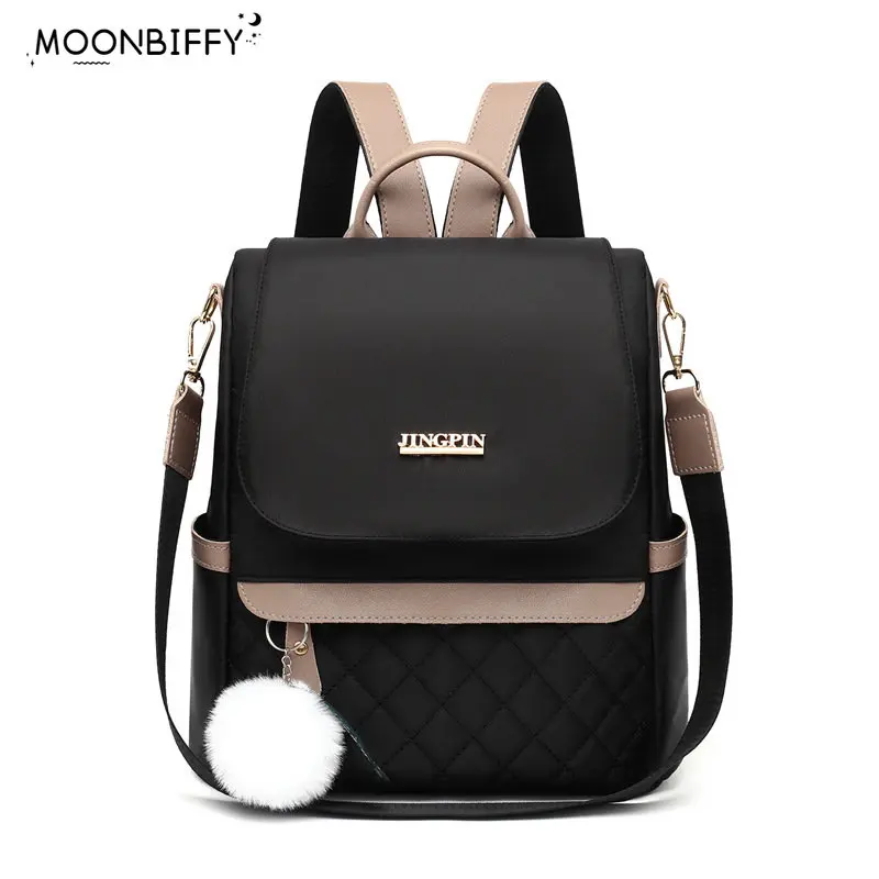 

Fashion Anti-Theft Women Travel Backpack Mochila Solid Color Shopping Bag Teenagers School Bags Mujer Bookbag Bolsas Femenina