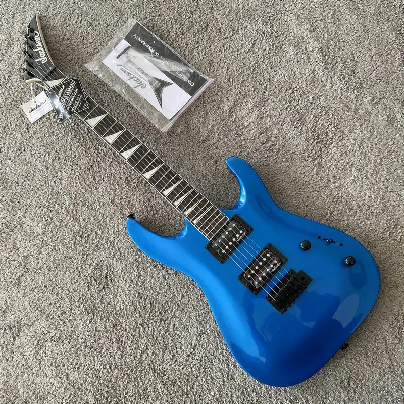 Фото Электрогитара Jackson JS22 DKA Metallic Blue с 24 ладами и двойным блокирующим тремоло - Новая №2
