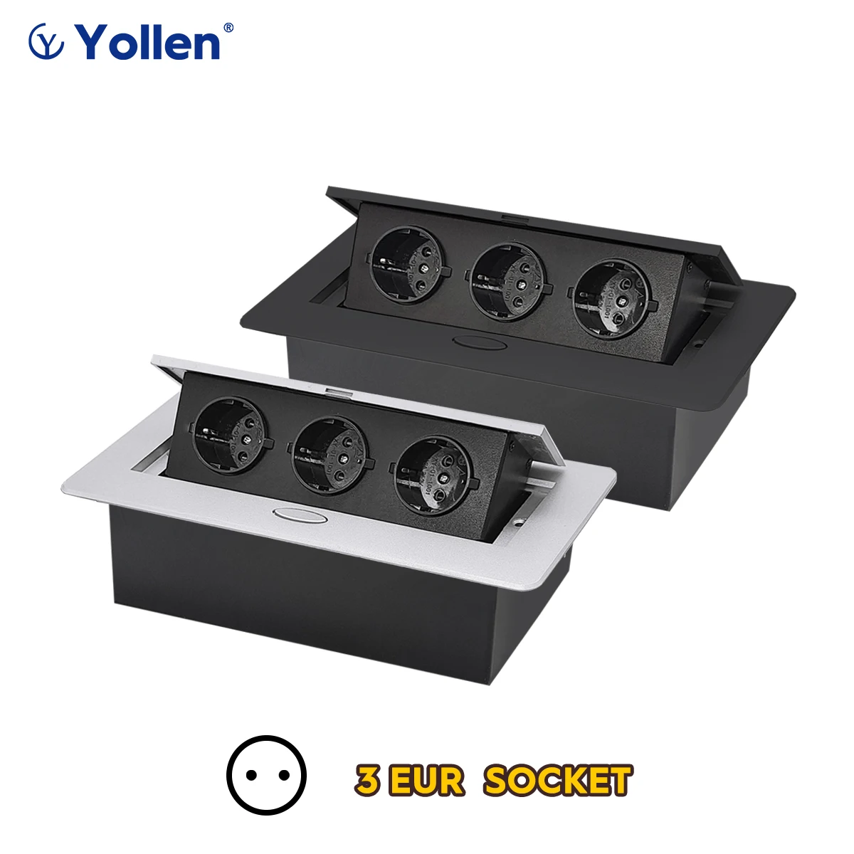 aluminum panel eu standard hidden type table socket 23 outlet usb ausb cfriluniversal white office kitchen cabinet desktop free global shipping