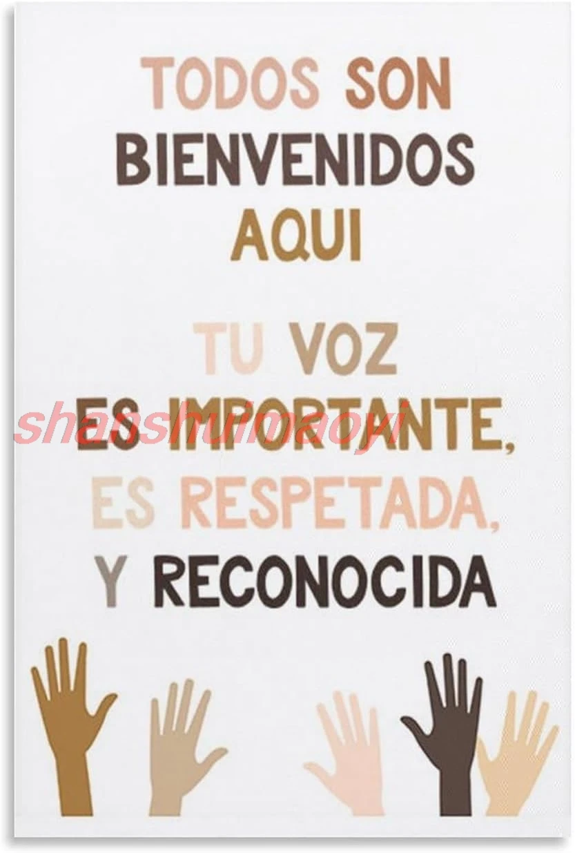 Жестяная вывеска &quotTodos Son Bienvenidos Aqui&quot JOINCCI