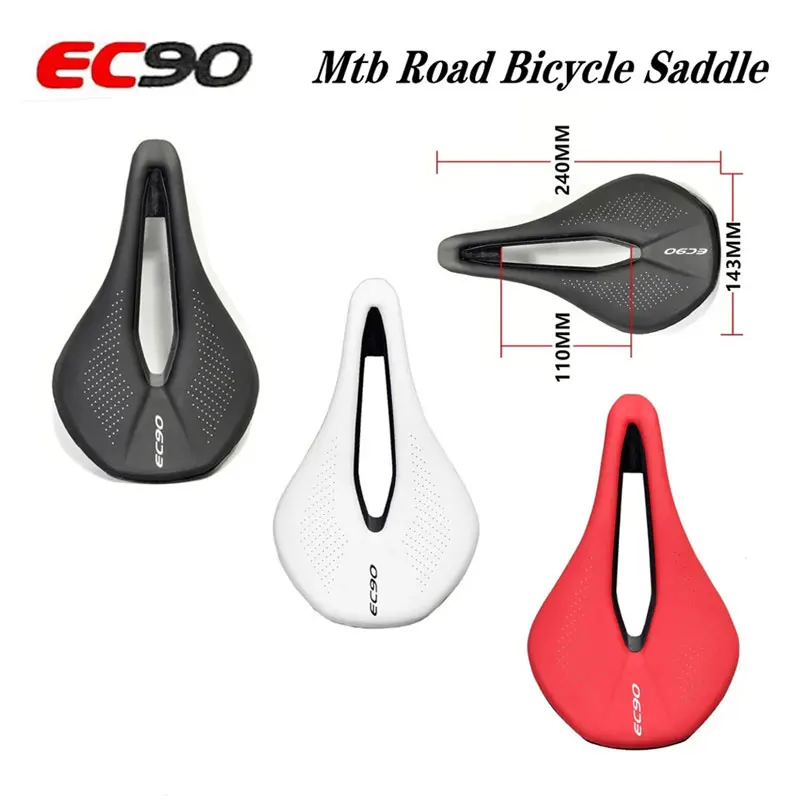 

Велосипедное Сиденье EC90, сверхлегкая дышащая удобная подушка из искусственной кожи для горного и дорожного велосипеда, запчасти для гоночн...