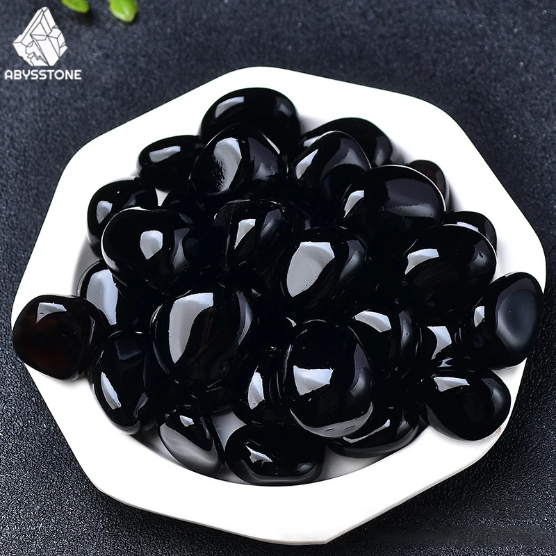 

100 г полированный обсидиан, натуральные камни-сырье, кристалл, лечебный гравий, минеральный образец, черный кварц, аквариумная чакра, украше...