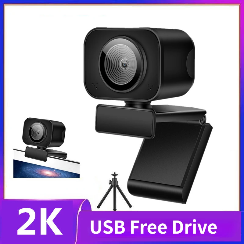 

Веб-камера с микрофоном, 2K, Full HD, USB
