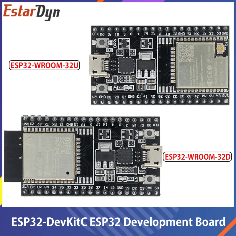 

ESP32-DevKitC Core Board ESP32 Development Board ESP32-WROOM-32D ESP32-WROOM-32U WIFI+Bluetooth IoT NodeMCU-32