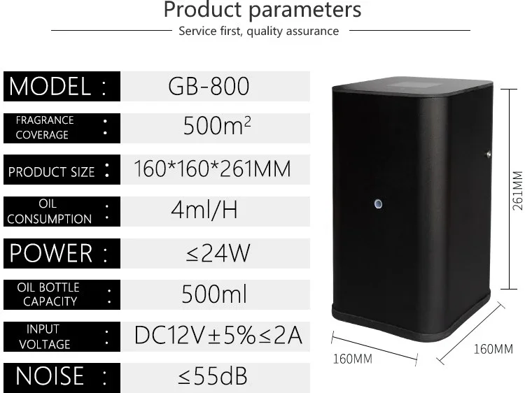 HAVC Арома Воздушная Диффузионная Машина Безводный Распылитель Запахов для Лобби